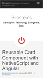 Mobile Screenshot of brosteins.com
